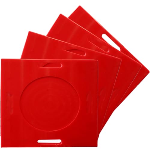 4er-Pack Auslegerpolster, Hochleistungs-Stützblöcke für Kran, Betonpumpe, Wohnmobil und Wagenheber – 40 Tonnen Kapazität, 19 x 19 Zoll (48,3 x 48,3 cm)