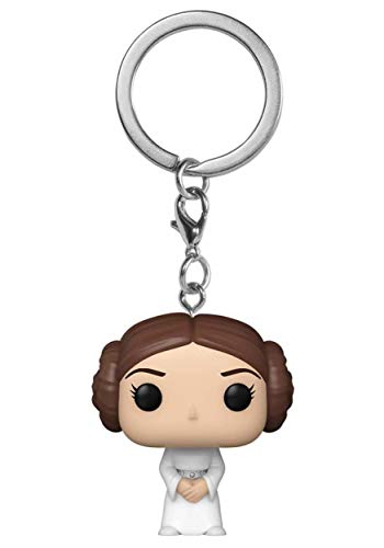 Funko Pop! Keychain: Star Wars - Princess Leia - Princesa Leia - Minifigura de Vinilo Coleccionable Llavero Original - Relleno de Calcetines - Idea de Regalo- Mercancia Oficial - Movies Fans