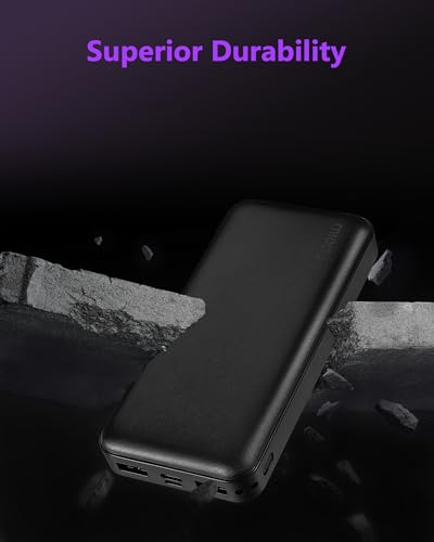 Miady Portable Charger, 2-Pack 20000mAh Battery Pack PD 22.5W USB Output Ports and Type C Fast in&Out Travel Fast Charging Power Bank Compatible with iPhone 16/15/14/13/12/X Galaxy 24/22 iPad Android - Thumbnail 6