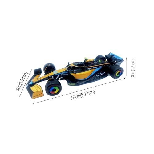 Modelo de vehículo Bburago 1:43 F1 MCL36#4 Lando Norris 2022 miniatura 4