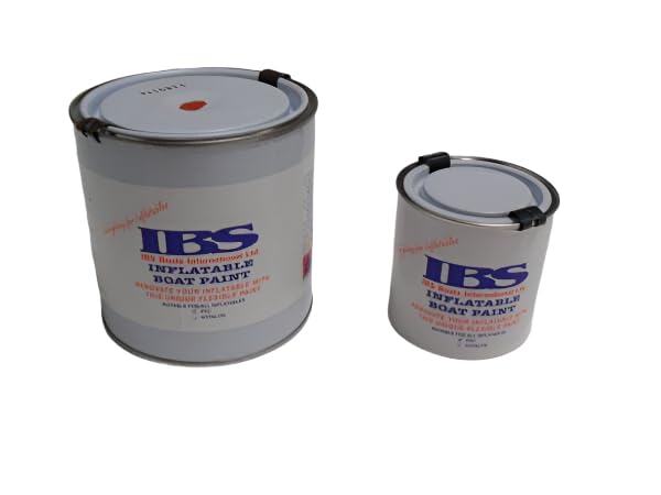 PVC And Hypalon Inflatable Boat Dinghy RIB Antifoul Antifouling Marine Paint (Red, 250ml)