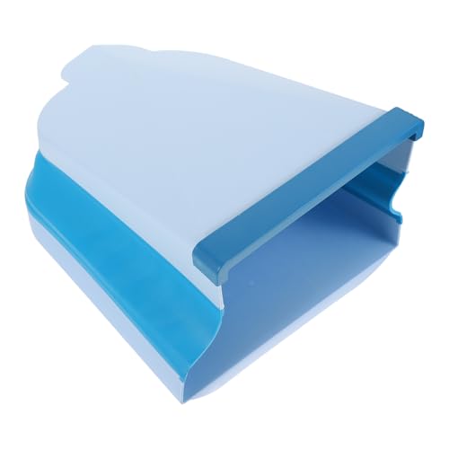Bote de basura plegable para pared azul