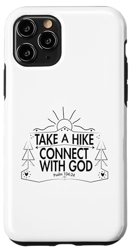 Take a Hike and Connect with God Spiritual Nature print �X�}�z�P�[�X iPhone 11 Pro �p
