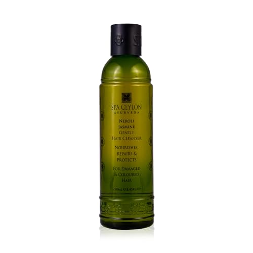 Spa Ceylon Luxury Ayurveda Spa Ceylon Luxury Ayurveda Neroli Jasmine Aromaveda Hair Cleanser, 1.9 Inch X 1.1 Inch X 7.2 Inch, 250 ml