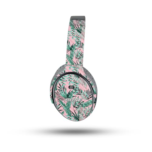 Image of MightySkins Carbon Fiber Skin Compatible with Bose QuietComfort 35 II Headphones - Two Tone Tropical | Protective, Durable Textured Carbon Fiber Finish | Easy to Apply