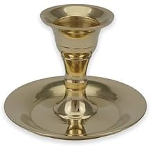 Small Taper Candle Holder with Drip Tray - Home Icon Altar, Prayer Corner