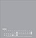 Craft Calendar 2024 Premium Silver Grey Medium Blank Calendar for Crafts with Extra Cover for Personal Design Photo and Craft Calendar 2024