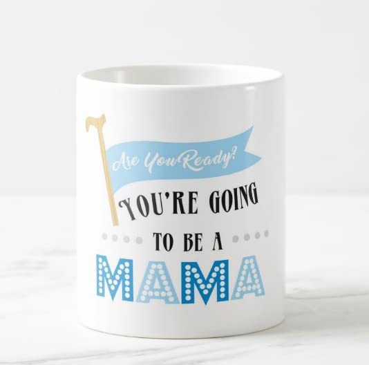 PRETTY UR PARTY are You Ready Going to Be Mama Mug, Baby Shower Mugs, Pregnancy Mug, Gift for Mama to be, Tea Mugs, Coffee Mugs, Microwave Safe Coffee Mugs, Ceramic Tea Mug -325ml
