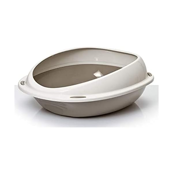 Agrobiothers Shuttle Katzentoilette, oval, mit Rand, 45 x 36 x 15 cm
