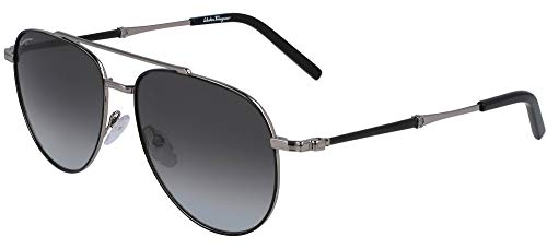 Sunglasses FERRAGAMO SF 226 S 086 Black/Light Ruthenium - Main Image