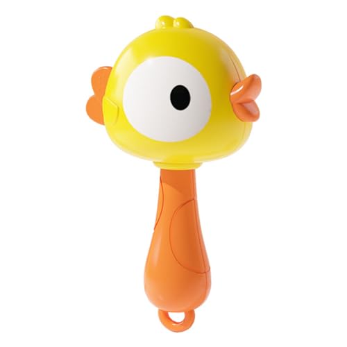 ZoraYorce Maracas Sonajero Juguete esencial para recién nacidos Educación Temprana Shaker Musical Shaker Entrenamiento Mango Sonajero Mano Regalo para Bebés Niños Niñas (Pato)
