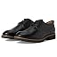 Black Tumbled Leather