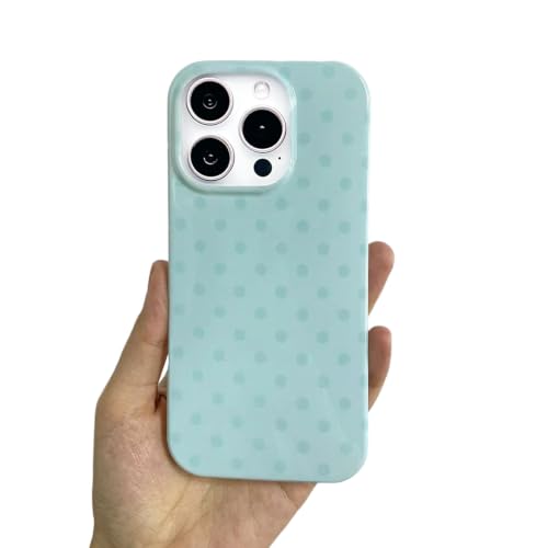 Coque bleu sarcelle iPhone 16 Pro Y2K jolie protection tendance pour femmes