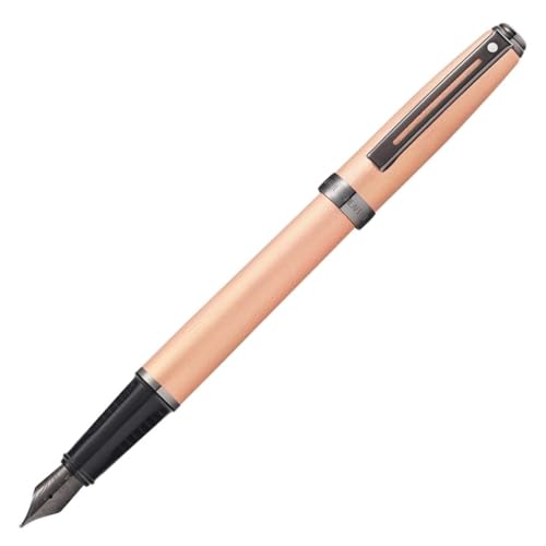 Image of Sheaffer Prelude Copper Tone PVD Fountain Pen with Gun Metal Tone PVD Medium Nib