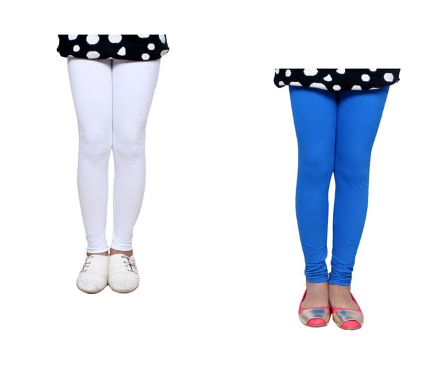 Image of KAYU Girl's Full Length Cotton Leggings Pants Pack of 2