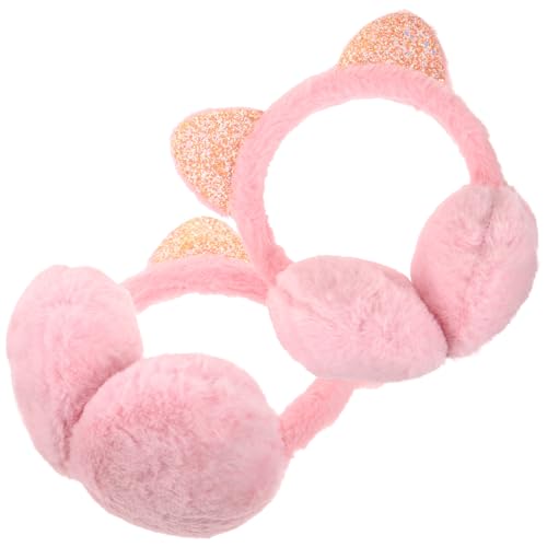 Cat Ear Earmuffs Winter Warm Ear Covers for Thermal Outdoor Headband Cozy Ski Accessories for Winter