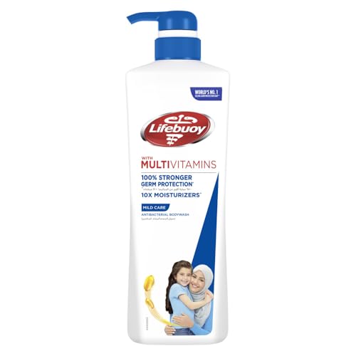 LIFEBUOY Antibacterial Body Wash Mild Care 100 percent stronger germ protection and hygiene with 10x Moisturizers 700ml