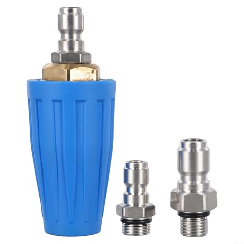 Boquilla turbo de 4000 PSI para lavadora a presión con adaptador giratorio para una mejor eficiencia de limpieza al aire libre
