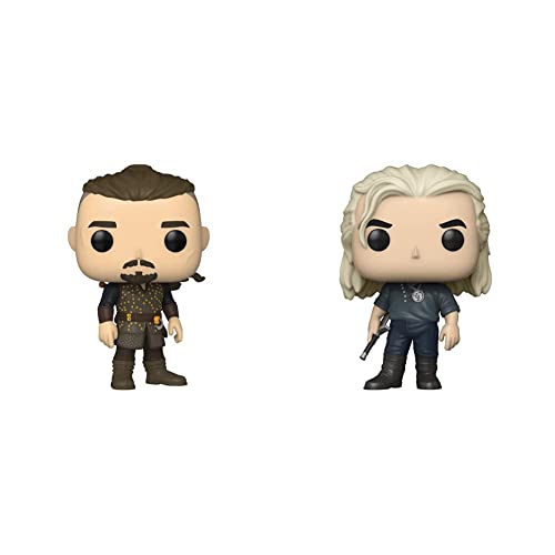 Funko Pop! Tv: The Last Kingdom - Uhtred, Fall Convention Exclusive &Amp; Pop Pop! Tv: The Witcher - Geralt, Festival Of Fun, Amazon Exclusive Multicolor 58624