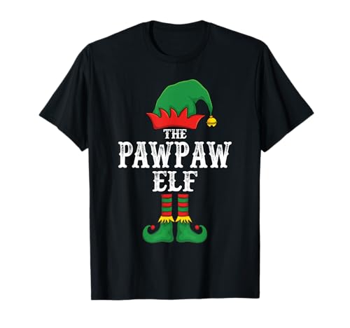The pawpaw elf christmas pajama idea family matching funny maglietta