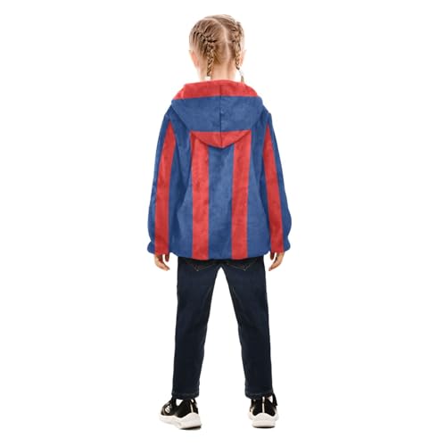 GuoChe Stripes Red Blue Baby Boy Fleece Jacket4