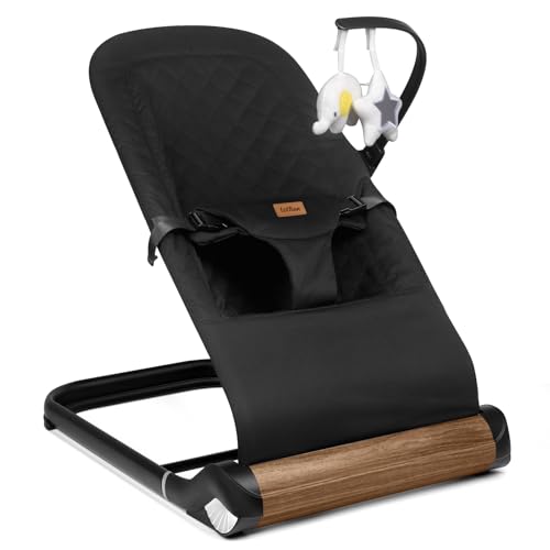 Baby Bouncer Chair – Comfortable Support for Your Little One’s Blissful Moments (Normal, Black)