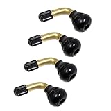 LFULNKD 4Pcs/Set 90 Degrees Rubber Angle Valve Compatible with Tubeless Tires Nipple Compatible with Tubeless Disc Wheel Nipple (pvr40/pvr50/pvr60/pvr70)(Pvr70)