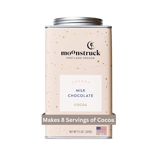 Moonstruck Chocolate Creamy Milk Chocolate Hot Cocoa Mix, 9.5oz (...