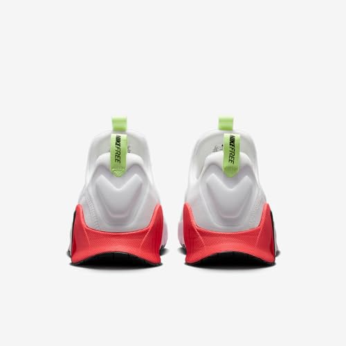 Nike Nike Free Metcon 6 Women's Workout Shoes (IB4526-100, White/Barely Volt/Bright Crimson/Pink Foam) Size 8