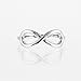 Polished 14k White Gold Infinity Ring (12)