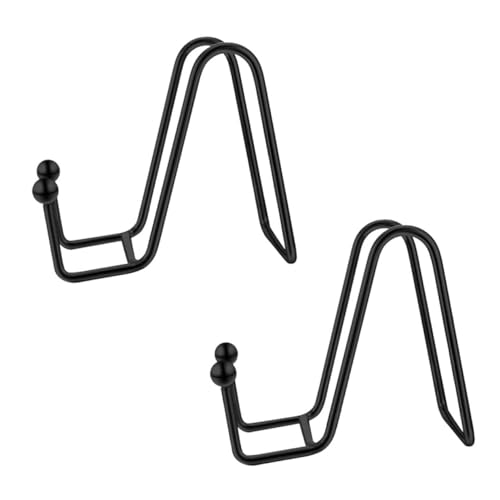 SOLUSTRE 2Pcs Iron Plate Stands Display Holders for Plates Multifunctional Picture Frame Holders for Home Office Weddings and