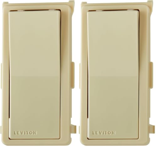 Image of Leviton DDKIT-SI Decora Digital /Decora Smart Switch Color Change Kit, Ivory (Pack of 2)