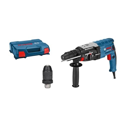 bosch professional perforateur gbh 2–28 f (880w, 230v, pack d'accessoires) standard noir/bleu