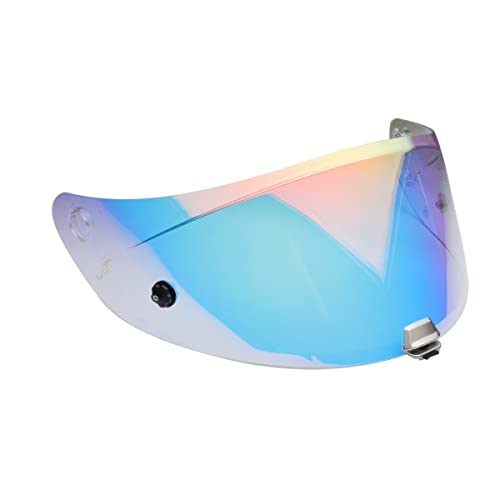 MangWany Visera para casco de moto, resistente al viento, protección UV, antivaho para HJC-26 RPHA-11 Pro RPHA-70 ST Revo Red Goggles Lente