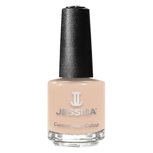Image of JESSICA Custom Colour Nail Polish | Long Lasting Nail Varnish with Salon Professional Finish | Award-Winning Polish, Helps Strengthen Nails | Buttery Nude Crème | Sweet as Honey | 14.8ml