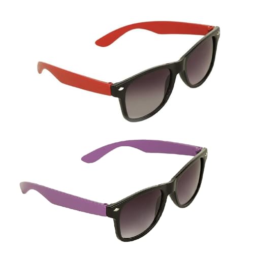 Image of DEPARTED Kids Sunglasses UV Protected Rectangular Medium Size For Boys & Girls (Age 5 to 7) Pack of 2