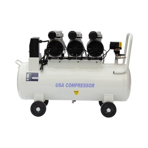 MutsMover Portable Air Compressor 17 Gallon Ultra Quiet Oil-Free Electric Air Compressor 115 PSI Max 13 CFM Fast Recovery for Tire Inflation Air Tools Garage & Auto Repair