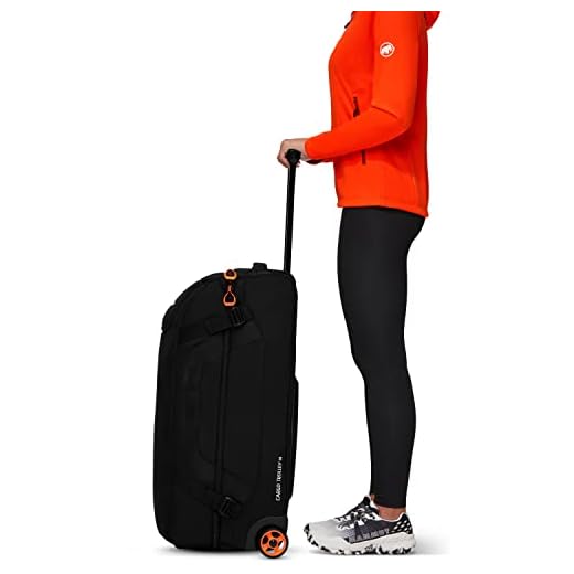 Mammut Cargo 90-Maleta con Ruedas Bolsa de Deporte y Viaje, Color Negro Unisex Adulto
