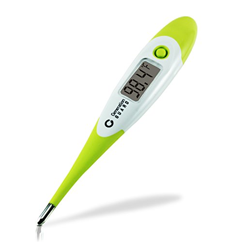 Clinical Digital Thermometer Best to Read & Monitor Fever Temperature in Quick 15 Seconds by Oral Rectal Underarm & Axillary - Professional Thermometers & Reliable Readings for Baby Adult Children