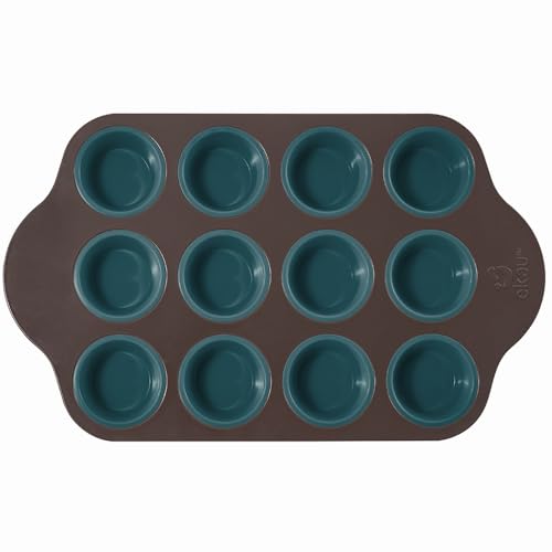 EKAU Smart Flex 12 Cup Muffin Tray - Deep Blue - Image 2
