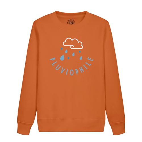 Sweatshirt enfant pluviophile fini les vêtements tristes sous la pluie bretonne