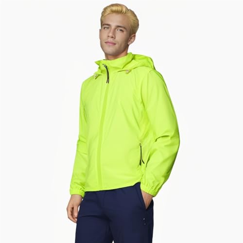 Chaqueta de ciclismo impermeable ligera con capucha miniatura 2