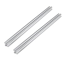 2PCS 1000mm 3030 Aluminum Profile T-Slot Width 8mm European Standard Anodized Aluminum Profile Linear Rail for CNC Workbench and 3D Printer