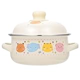 Petite casserole émaillée : cette casserole chauffe uniformément et conserve bien la chaleur. marmite en émail
