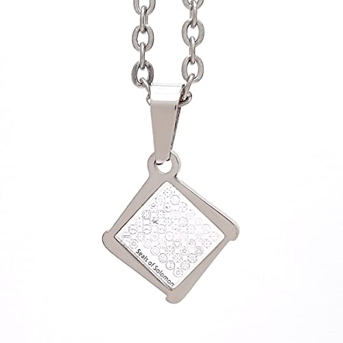 King Solomon Seals Super Powerful Nano Pendant with all the 44 Seals Stainless Steal Amulet Talisman
