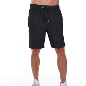 NOROZE Men’s Shorts Fleece Jogging Sweat Short Drawstring Casual Training Running and Workout UK Sizes S-3XL