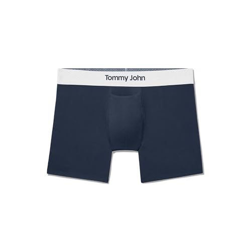 Image of Tommy John Men's Trunk 4 inch Underwear, Second Skin Boxers with Supportive Contour Pouch, Soft, Breathable Stretch Fabric Boxers