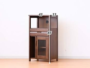 Amazon｜電話台 FAX台 TEL台 完成品 ルーター収納 幅45cm