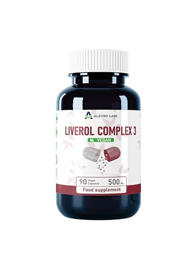 Alzuro Labs Liver Complex 3 (Hígado) 500 mg - 90 Cápsulas Veganas | Cardo Mariano (80% Silimarina), Chanca Piedra y N-Acetil L-Cisteína (NAC) | Probado en Laboratorio | Certificado GMP