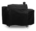 Westeco Grill Cover for Pit Boss Pro Series Triple-Function Combo Grill PB1100PSC2 PB1100PSC1 Pit Boss PB1230 Sportsman 1230 Pellet/Gas Combo Grill Cover Heavy-Duty, Black, PB 67364